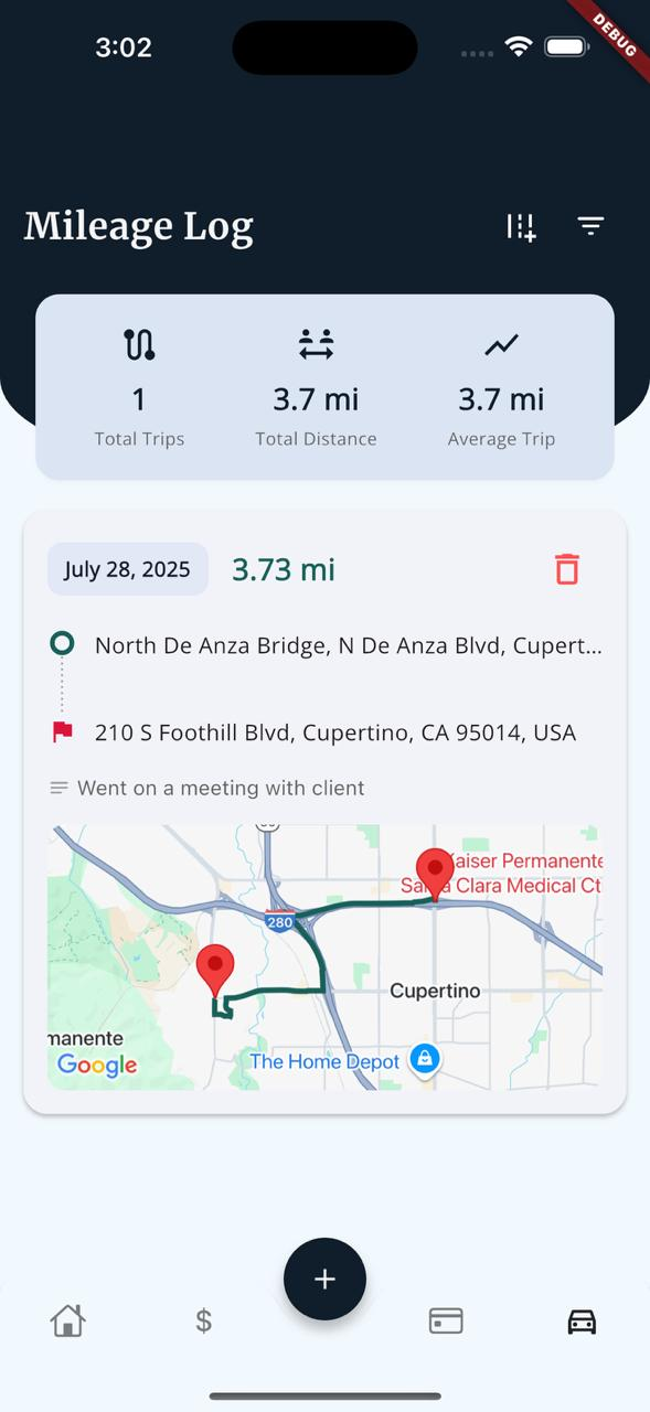 Mileage Tracker